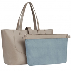 micro-suede laptop compartment fashion epsom leather handbag