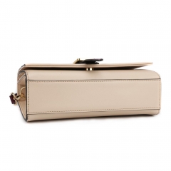 fashion wholesale gold tone hardware smooth leather women cross body handbags