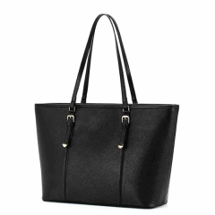 selling season female handbag style structured saffiano leather tote bag