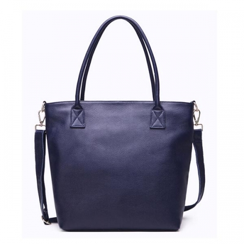 soft comfortable top grain leather women shoulder tote bag