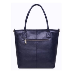 soft comfortable top grain leather women shoulder tote bag