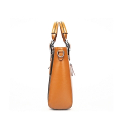 fashion shiny smooth leather female shoulder bag