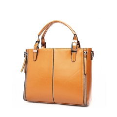 fashion shiny smooth leather female shoulder bag