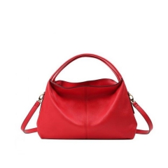 dual top handle simple and lightweight hobo shoulder bag