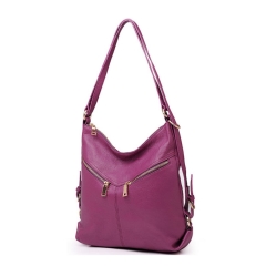 factory pebbled grain leather women handbags