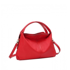 dual top handle simple and lightweight hobo shoulder bag