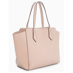 l atest fashion shopping bag pebbled faux-leather tote bag