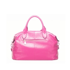 soft top grain leather leisure women handbags