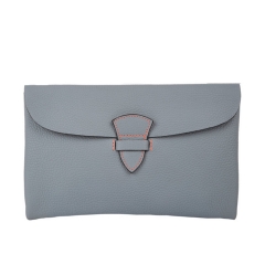 stylish customized leather evening bag clutch