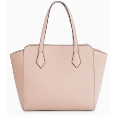 l atest fashion shopping bag pebbled faux-leather tote bag