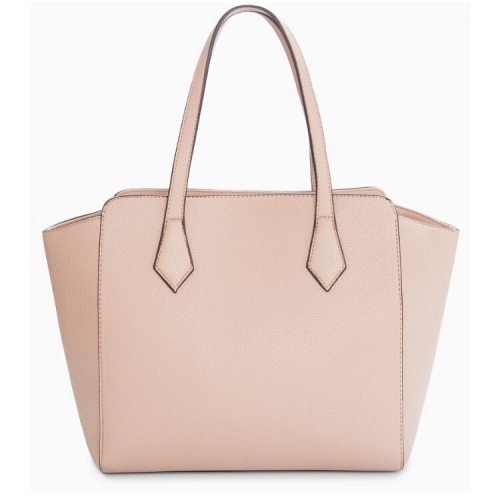 l atest fashion shopping bag pebbled faux-leather tote bag