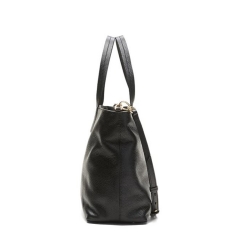 designer name brand leather split pocket inside large purses tote bag