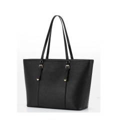 fashion elegant top handles saffiano leather zipper closure tote handbags
