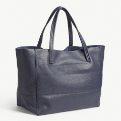 open top raw genuine leather lady OEM tote bag