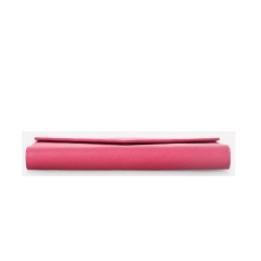 new arrival custom genuine leather fold envelope wallet purse