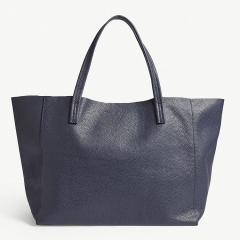 open top raw genuine leather lady OEM tote bag