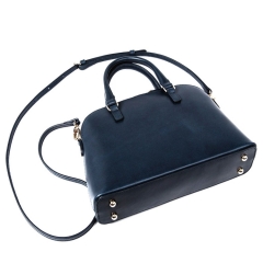 smooth vegetable-tanner leather understated top handle crossbody bags