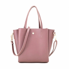 China supplier custom designer women PU faux leather shoulder tote bag