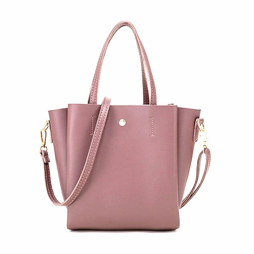 China supplier custom designer women PU faux leather shoulder tote bag