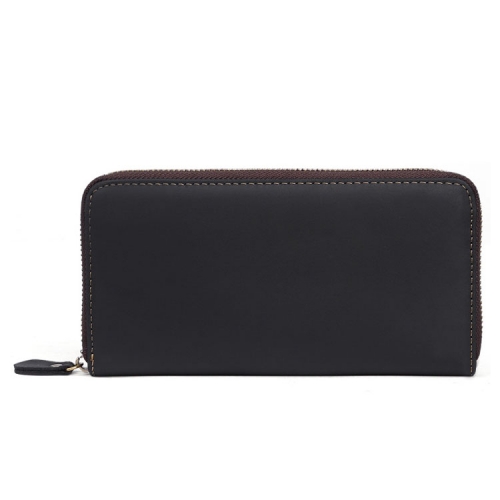 vintage leather women zipper wallet