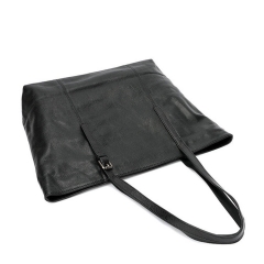 Guangzhou custom designer pebble genuine leather tote bags women handbags