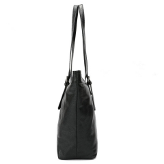 Guangzhou custom designer pebble genuine leather tote bags women handbags