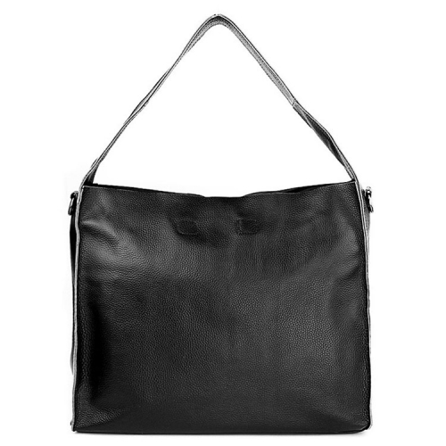 women hot seller soft raw grain leather shoulder bag tote handbag for ladies