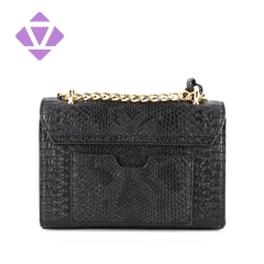 crocodile print cow leather Women Crossbody Bag