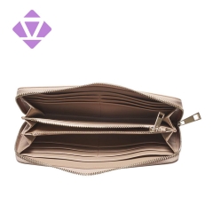 New Wallet Leather Female Long Wallet Women Zipper Purse Money Bag