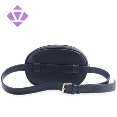 Best selling custom ladies waist bag women soft pebble leather belt bag