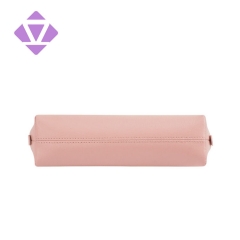 cheap PU leather pencil bag high capacity stationer pen bag for students