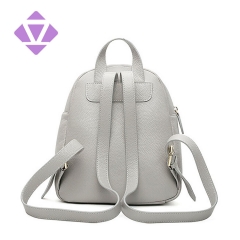 cheap hot seller grain leather pebbled school backpack bag