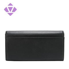 ZENVAN handbag factory custom women slim genuine leather wallet rfid female small zipper wallet