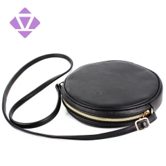 cheap new designer women round bags PU leather circle handbags cross body bag