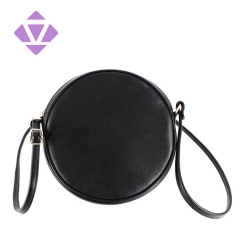 cheap new designer women round bags PU leather circle handbags cross body bag