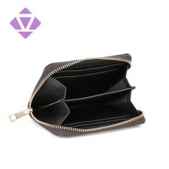 fashion top layer cow grain leather vogue online men mini wallets small coin key card purse