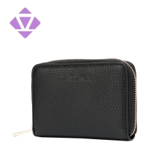 fashion top layer cow grain leather vogue online men mini wallets small coin key card purse