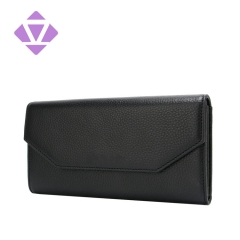 ZENVAN handbag factory custom women slim genuine leather wallet rfid female small zipper wallet