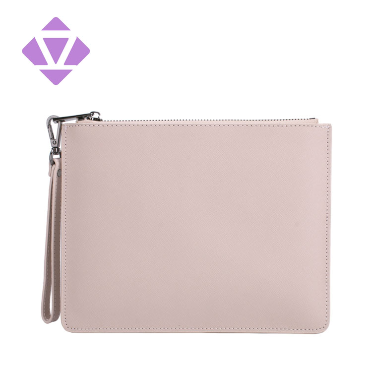 China custom wholesale multifunctional genuine saffiano leather
