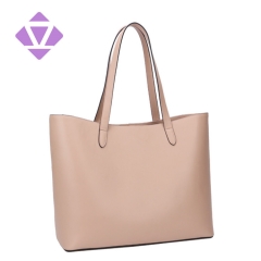 cowhide smooth leather bag female tassel handbag guangzhou manufacturer woman tote