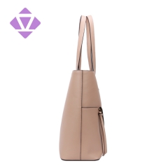 cowhide smooth leather bag female tassel handbag guangzhou manufacturer woman tote