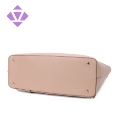 cowhide smooth leather bag female tassel handbag guangzhou manufacturer woman tote