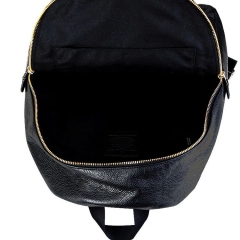 Women fashion black girl vintage backpack full grain custom genuine leather backpack