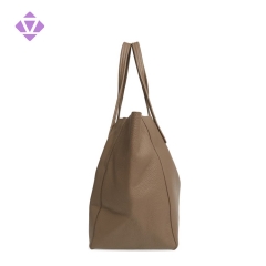 large volume genuine pebble leather tote female fashion handbag