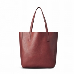 soft pebble leather medium shopper tote