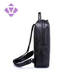 New black unisex shoulder bag genuine leather backpack
