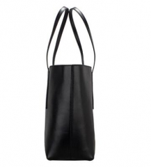 black custom leather women tote handbags