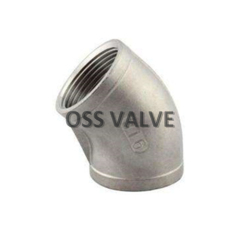 45° Threaded Elbow Stainless Steel