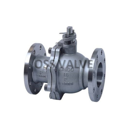 GB Standard 2PCS Body Flange Ball Valve