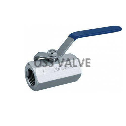 1PC Ball Valve Hexagon Stainless Steel